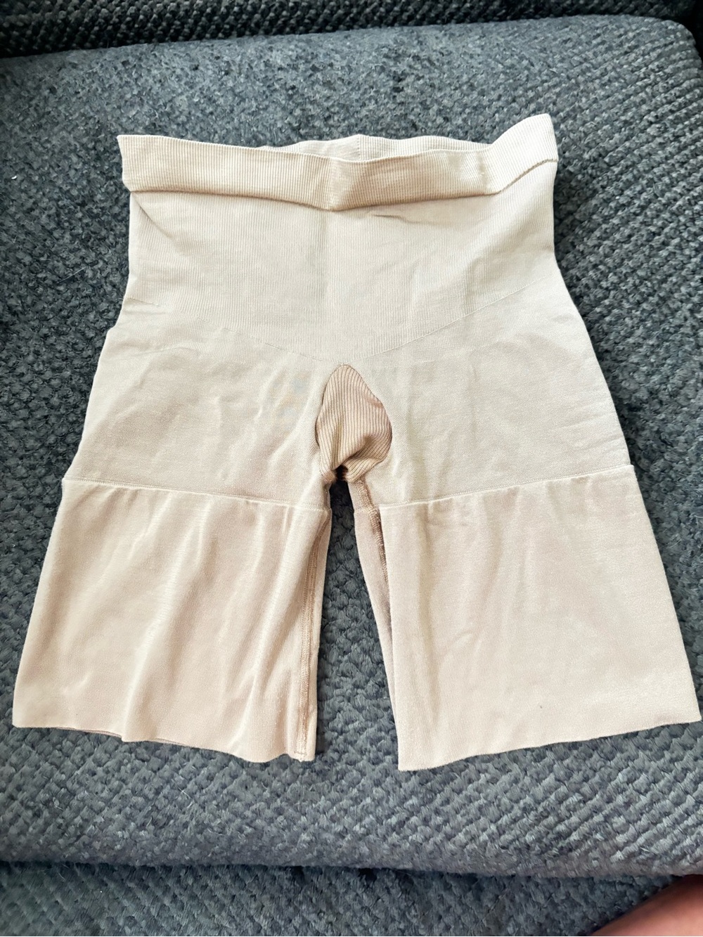 Spanx High-Waist Beige Shaping Shorts size medium
